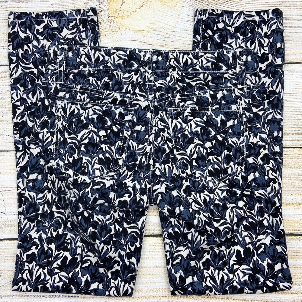 TORY BURCH Blaire Super Skinny Jean Nouveau Flower - sz 24 - Picture 6 of 8